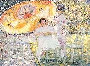 Frieseke, Frederick Carl, The Garden Parasol